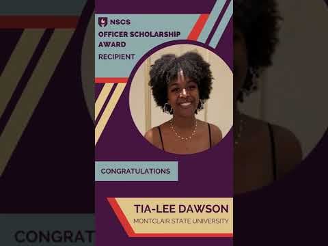 2022 NSCS Officer Scholarship Recipient, Tai-Lee Dawson
