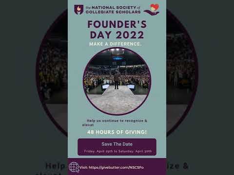 Save The Date! NSCS Founder's Day 2022