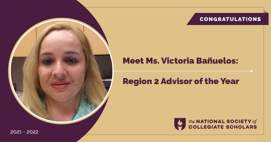 Meet Ms. Victoria Bañuelos: Region 2 Advisor of the Year