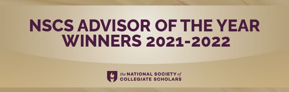 NSCS Advisor of the Year Winners 2021-2022