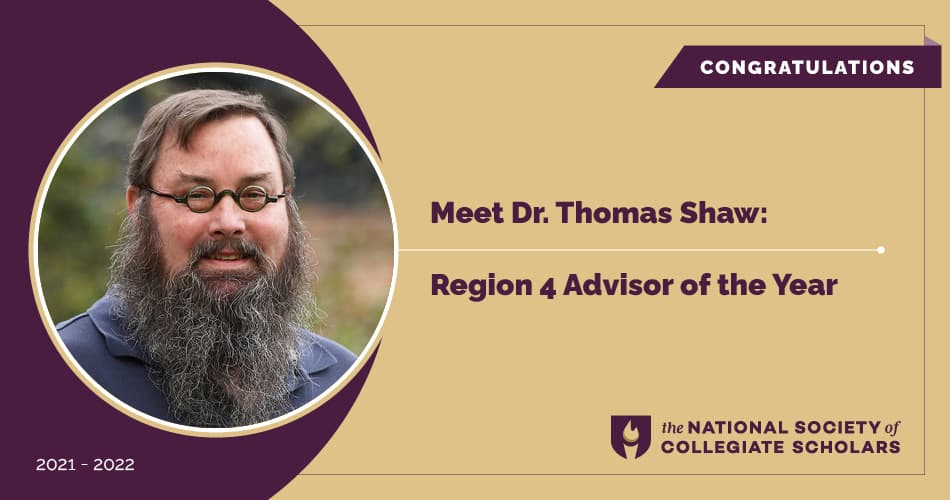 Meet Dr. Thomas Shaw: Region 4 Advisor of the Year