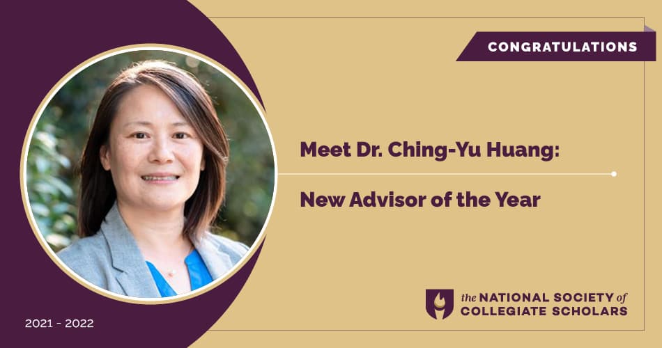 Meet Dr. Ching-Yu Huang: New Advisor of the Year