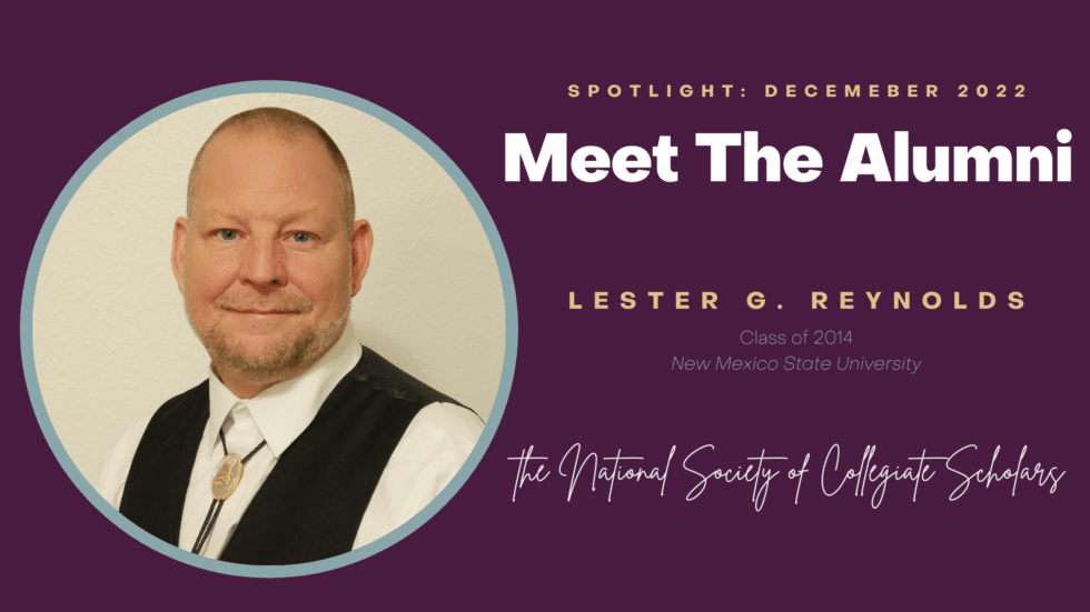 NSCS Alumni Spotlight: Lester G. Reynolds