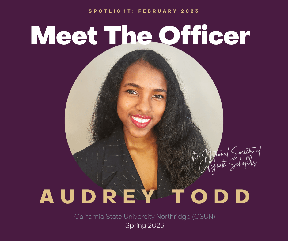 NSCS Chapter Officer Spotlight: Audrey Todd