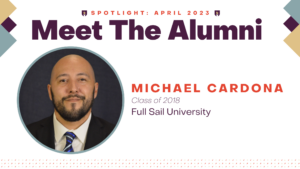 2023 Alumni Spotlight Michael Cardona