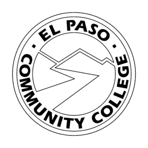 el paso community college logo black and white